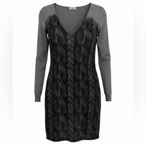 WINTER SALE NWT! 100% Wool Italian Designer Fiorucci Sweater Dress XS